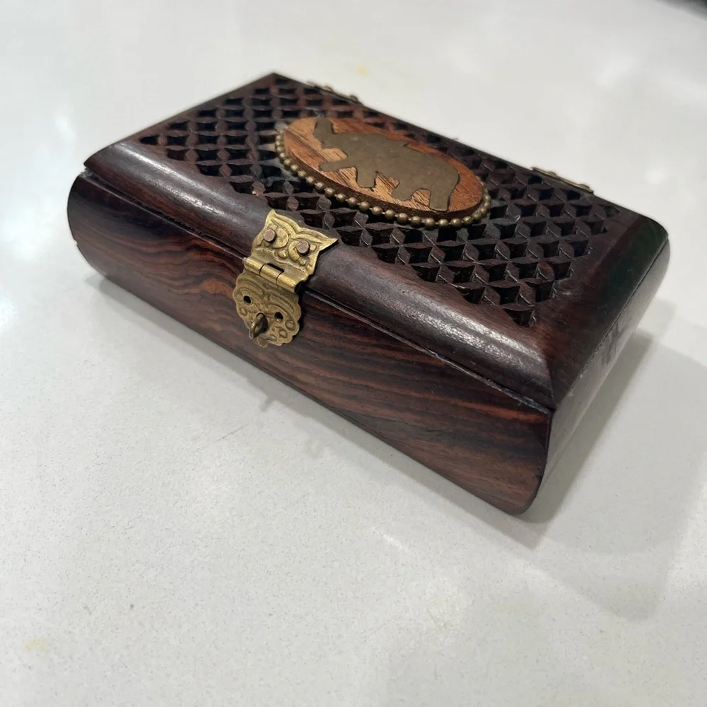 Vintage intricate wooden
